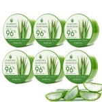 Aloderma Organic Aloe Vera Gel for Body Made within 12 Hours of Harvest, 96% Pure Aloe Vera Gel for Skin, Scalp, & Hair, Soothing Aloe Face Moisturizer, Multipurpose, Hydrating Aloe Gel, 7oz, 6 Pack