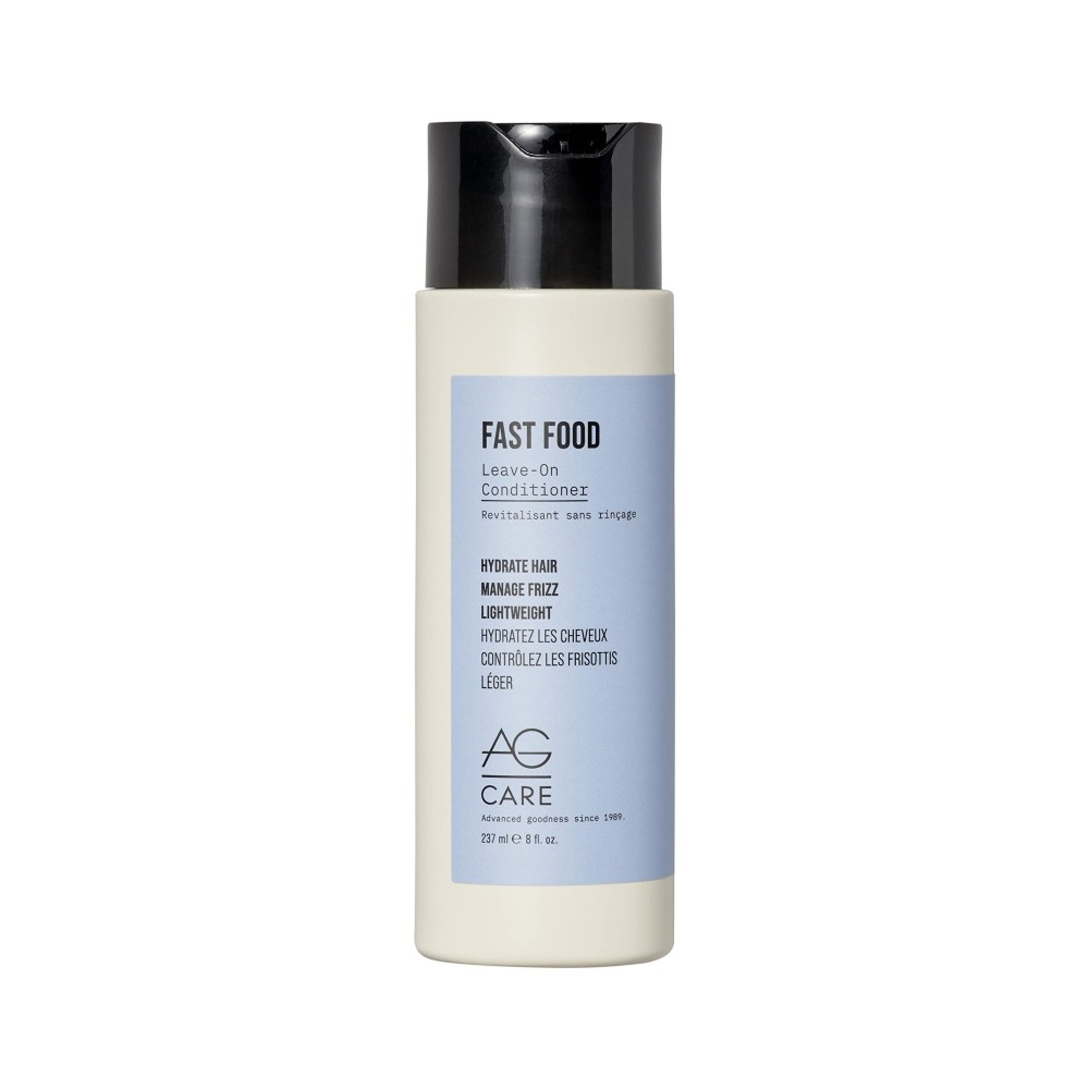 AG Care Fast Food Leave On Conditioner, 8 Fl Oz, White