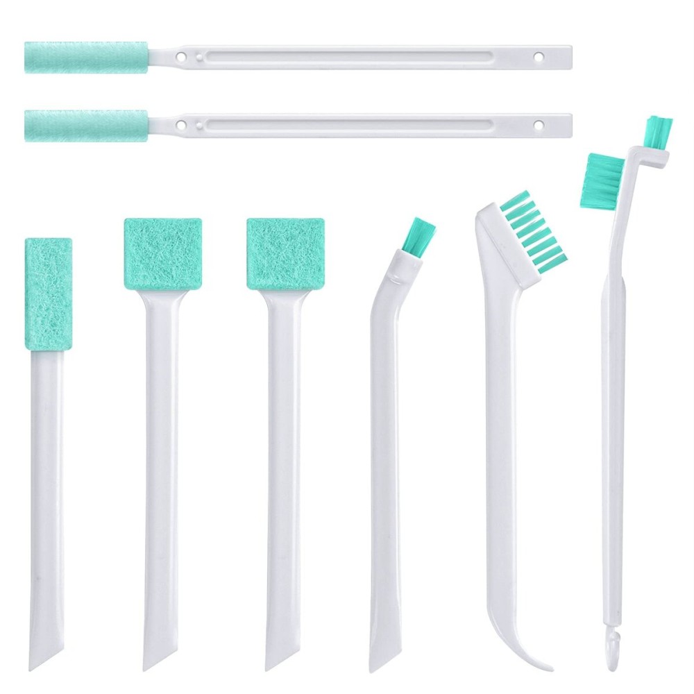 Lumkew Small Cleaning Brush Tight Spaces, 8pcs Crevice Cleaning Brushes Tool for Household Use, Tiny Cleaning Brush Mini Parts Humidifier Toaster