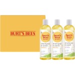 Burt\'s Bees Baby Shampoo and Body Wash Bundle, 2 Original and 1 Calming with Lavender Tear Free Baby Soap, 12 Fl Oz , 3 Count