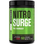 Jacked Factory NITROSURGE Pre Workout Supplement - Endless Energy, Instant Strength Gains, Clear Focus, Intense Pumps - NO Booster & Powerful Preworkout Energy Powder - 60 Servings, Cherry Limeade