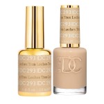 DND DC Gel Polish Set, Beige Nude Collection, UV/LED Gel Polish and Air Dry Nail Lacquer, Matching Chip-Free Polish Duo, 293 Tres Leches, 0.5 Fl Oz