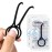 OrthoKey Retainer & Aligner Removal Tool - Dental-Grade Orthodontic Supplies for Invisible Braces, Cleaning & Travel - Bracket & Denture Remover (2-Pack) Black