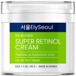 Retinol Cream for Face Korean Skincare: Anti-Aging Collagen Peptides & Hyaluronic Acid Face Cream for Women, 1.7 oz.