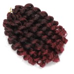 Crochet Braids Hair 8 Inch 3 Pack Jamaican Bounce Wand Curl Crochet Hair Synthetic Braiding Hair Extension Twist Crochet Hair (3 PCS, TBUG)