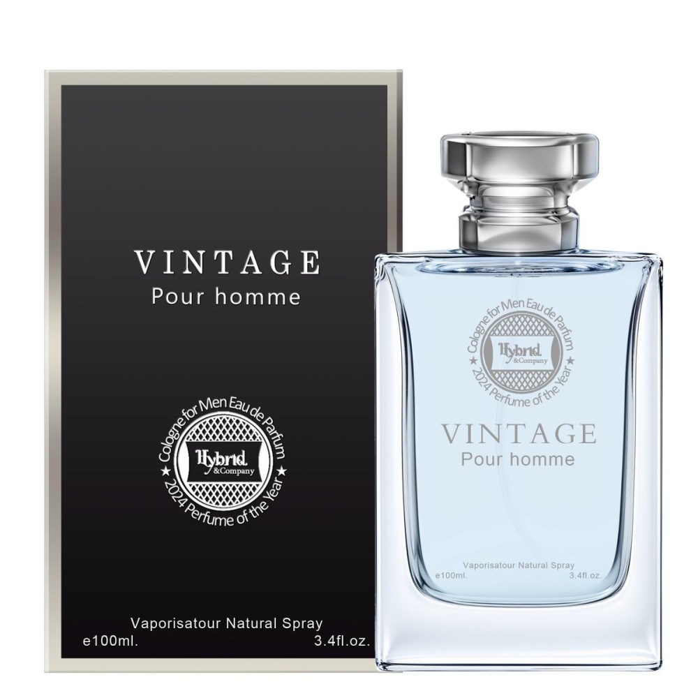 Hybrid & Company Vintage Pour homme Mens Classic Scent Perfume Eau De Toilette Spray 100 ML