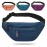 Fanny Pack for Men Women,Crossbody Waist Bag Pack,Belt Bag for Travel Walking Running Hiking Cycling,Easy Carry Any Phone,Wallet (Dark blue)