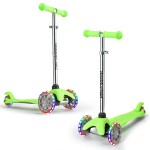 Scooter for Kids Ages 3-5 with Flash Wheels, Kids Scooter 4 Adjustable Height, Toddler Scooter, Mini Kick Scooters for Children, 3 Wheel Scooter for Kids for Girls & Boys Learn to Steer