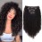 BHF 26 inch Kinky Curly Clip In Hair Extension, 140g Double Weft Full Head Heat Resistance Synthetic Hair Extension For Women 7pieces (4-Curly)