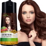 Herbishh Color Shampoo for Gray Hair - Enriched Formula with Conditioner - Long Lasting & DIY (CHESTNUT BROWN)