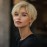QUEENTAS Short Blonde Wig,Pixie Cut Wigs for White Women with Bangs Pixie Layered Short Hair Wigs for Women Synthetic Hair Daily Use Cosplay(Light Golden Blonde)