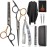 Hair Scissors Barber Shears Set, Fcysy Professional Hair Cutting Kit, Haircut Thinning Shears for Haircutting, Hairdresser Trimming Scissors Tools for Men Women Pet