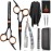 Professional Hair Cutting Scissors Set, Fcysy Hair Scissors Texturizing Shears Kit, Hair Cutting Tools with Barber Supplies, Tijeras para Cortar Cabello Salon Shears for Home Use