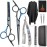 Hair Cutting Scissors Haircut Shears Kit, Fcysy Professional Barber Shears Set, Hairdressing Salon Scissors Blending Shears Barber Accessories for Hairdresser Home Use