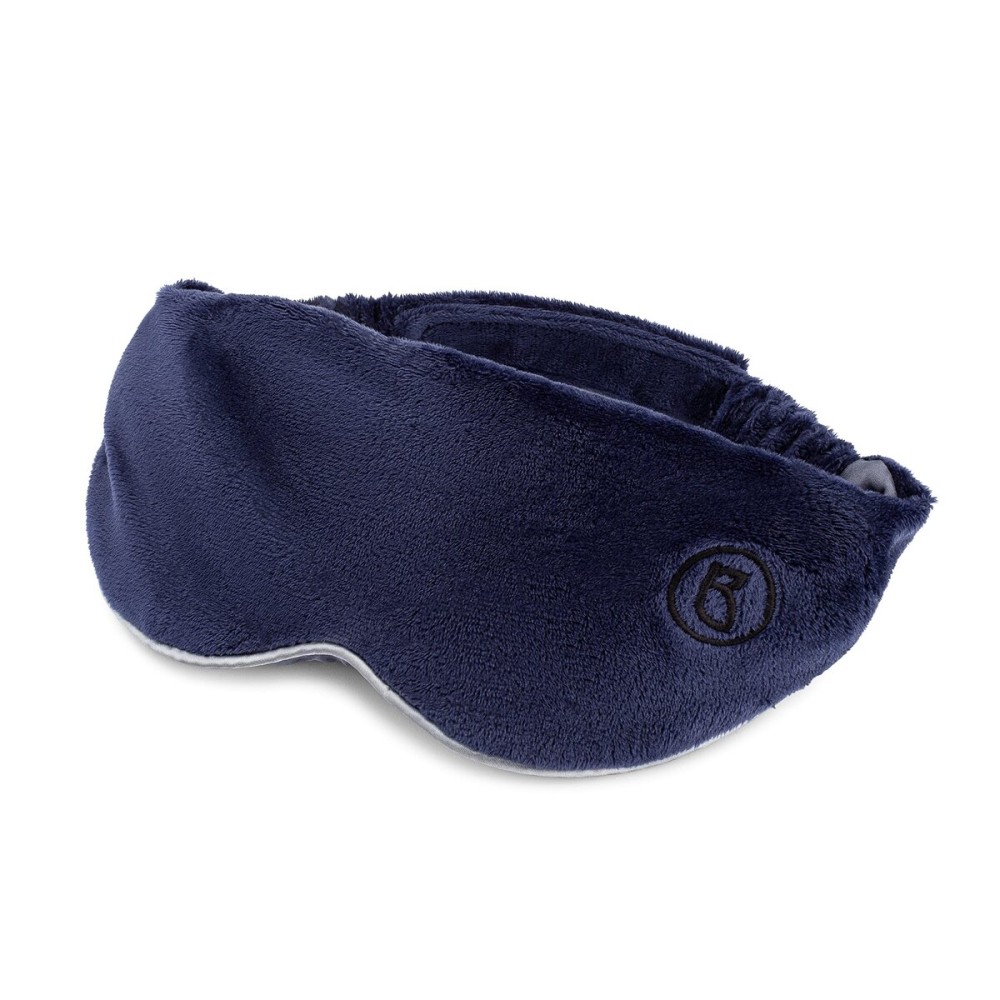 BARMY Weighted Sleep Mask (0.8lb/13oz, 5 Colors) Weighted Eye Mask for Sleeping, Eye Cover That Blocks Out Light to Help Relaxation and Night Sleep, Comfortable Blackout Sleeping Mask, Navy Blue