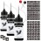 3 Packs Black Temporary Tattoo Ink and Stencils for Adults Teens, Temporary Tattoo Kit Skin Friendly