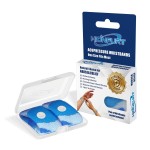 Hionfurt Motion Sickness Bands Anti Nausea Wristband for Adult and Kids Morning Sickness Relief for Pregnant Women Acupressure Nausea Relief for Car, Sea, Air Sickness - 1 Pair Camo Blue