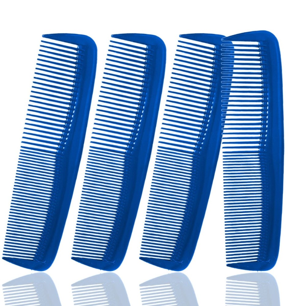 Soft \'N Style Hair Care 4-Pack Comb - Not Breakable - mens comb/fine tooth comb/peines para cabello