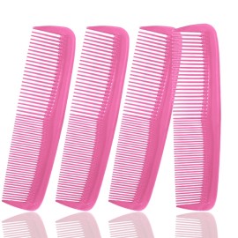 Soft \'N Style Hair Care 4-Pack Comb - Not Breakable - mens comb/fine tooth comb/peines para cabello
