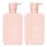 MONDAY HAIRCARE Smooth Shampoo + Conditioner Bathroom Set (2 Count) 12 oz Each For Frizzy, Coarse & Curly Hair Made with Coconut Oil, Shea Butter & Vitamin E 100% Recyclable Bottle Pink