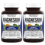 FarmHaven Magnesium Glycinate & Malate Complex w/Vitamin D3, 100% Chelated for Max Absorption- Bone Health, Nerves, Muscles, 240 Capsules, 120 Days
