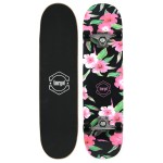 Amrgot Skateboards for Beginners,31 * 8 inches Complete Skateboards for Kids,Boys,Girls and Adults,7 Layer Maple Wood,Double Kick Deck Concave Standard and Tricks Skateboard (Black)