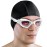AqtivAqua Swim Goggles Swimming Goggles for Adult Men Women Kids 6-14 Youth Girls Boys Childrens DX-C (All White frame, Silver case, Clear lens)