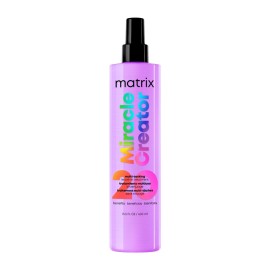 Matrix Miracle Creator Leave-In Conditioner Spray - Heat Protectant, Anti-Frizz, Moisturizing & Detangling, For Damaged Hair, Sulfate-Free