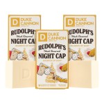 Duke Cannon Supply Co. Big Brick of Soap Bar for Men Holiday Edition - Rudolph\'s Much Deserved Night Cap (Cinnamon and Antique Wood Scent), 10 oz. (3 Pack)