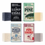 Duke Cannon Big Brick of Soap Holiday 4-Pack for Men - 10 oz Each - Long-Lasting Triple-Milled Bar Soaps in Holiday Scents: Lump of Coal, Illegally Cut Pine, Santa\'s Pipe Smoke, White Elephant