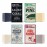 Duke Cannon Big Brick of Soap Holiday 4-Pack for Men - 10 oz Each - Long-Lasting Triple-Milled Bar Soaps in Holiday Scents: Lump of Coal, Illegally Cut Pine, Santa\'s Pipe Smoke, White Elephant