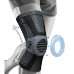 NEENCA Professional Knee Brace for Pain Relief, Medical Knee Compression Sleeve, Knee Support with Horizontal Knit Tech for Meniscus Tear, ACL, Arthritis, Joint Pain, Runner, Workout- FSA/HSA APPROVED