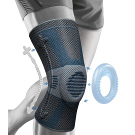 NEENCA Professional Knee Brace for Pain Relief, Medical Knee Compression Sleeve, Knee Support with Horizontal Knit Tech for Meniscus Tear, ACL, Arthritis, Joint Pain, Runner, Workout- FSA/HSA APPROVED