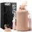 H2O Capsule 2.2L Half Gallon Water Bottle with Storage Sleeve and Covered Straw Lid - BPA Free Large Reusable Drink Container with Handle - Big Sports Jug, 2.2 Liter (74 Ounce), Sandy Beige
