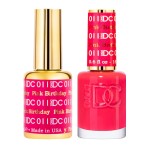 DND DC Gel Polish Set, Pink Collection, UV/LED GelPolish and Air Dry Nail Lacquer, Matching Chip-Free Polish Duo, 011 Pink Birthday, 0.5 Fl Oz Each