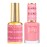 DND DC Gel Polish Set, Pink Collection, UV/LED GelPolish and Air Dry Nail Lacquer, Matching Chip-Free Polish Duo, 037 Terr Pink, 0.5 Fl Oz Each