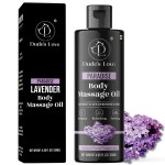 Organic - Lavender Floral Edible Full Body Massage Oil - Relaxing, Calming | No Stain & Non-Sticky |with Fractionated Coconut Oil, Orange Blossom & Lavender Oil - 4.05 Fl Oz