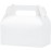UnicoPak 30 Pack White Gable Treat Boxes Party Favor Boxes for Goodie Snacks Cookie Candy Toys Birthday Party Wedding Shower Holidays 6.5x3.5x4 Inches