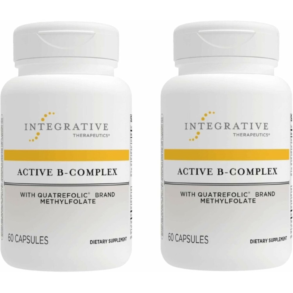 Integrative Therapeutics Active B-Complex - Cellular Energy, Immune Function & Heart Health Support with Vitamins B2, B6 & B12* - Made for Busy Lifestyles - Gluten-Free - 120 Capsules (60 Servings)