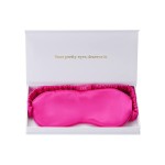 Silk Sleep Mask Light Blocking Luxury 100% Mulberry 19mm Silk Eye Mask Eye Cover Blindfold Ultra Soft Light & Comfy Anti Aging Skin Care with Travel Bag Gift Package
