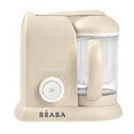BEABA Babycook Solo 4 in 1 Baby Food Maker, Puree Steamer and Blender for Purees, Grinder with Auto Steam Cooking, Lrg Capacity 4.5 Cups 27 Servings in 20 Mins, Oat