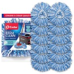 O-Cedar RinseClean Spin Mop Microfiber Refill, 1 CT (Pack of 12)