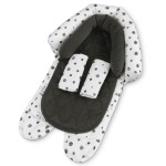 GoldBug Baby & Toddler 2-in-1 Car Seat Head Support + Strap Covers - Dots