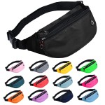 Fanny Packs for Men and Women, Waterproof Sports Waist Pack Bag for Travel Hiking Running Hands-free Wallets, Easy Carry Any Phone