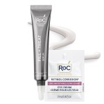RoC Derm Correxion Fill + Treat Advanced Retinol Serum, Wrinkle Filler Treatment with Hyaluronic Acid for Crow\'s Feet, 11 Wrinkles, & Laugh Lines, (.5 fl oz) with Retinol Packette (Packaging May Vary)