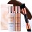 LUMINESS Airbrush Spray Silk Foundation Starter Kit - Rich Dark - Foundation, Primer & Dual-Sided Angled Buffing Brush - Medium, Buildable Coverage, Anti-Aging Formula Hydrates & Moisturizes