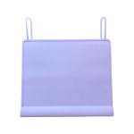 The Table Tyke Silicone Placemats for Toddlers with Patented Edge Bumper | Kids Placemats Non Slip Travel Ready | Baby Placemat BPA Free for Restaurant Dining Table | Lilac