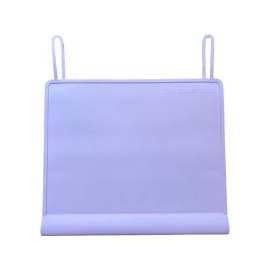 The Table Tyke Silicone Placemats for Toddlers with Patented Edge Bumper | Kids Placemats Non Slip Travel Ready | Baby Placemat BPA Free for Restaurant Dining Table | Lilac