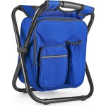 Kikerike Backpack Stool Cooler Chair Heavy Duty 300 LBS Max Load Portable Lightweight Stool Backpack Folding Fishing Cooler Seat for Camping Hunting Fishing - Dark Blue