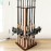 Fishing Rod Holders for Garage 360 Degree Rotating Fishing Pole Rack, Floor Stand Holds up to 16 Rods Wood Fishing Gear Equipment Storage Organizer, Fishing Gifts for Men Women